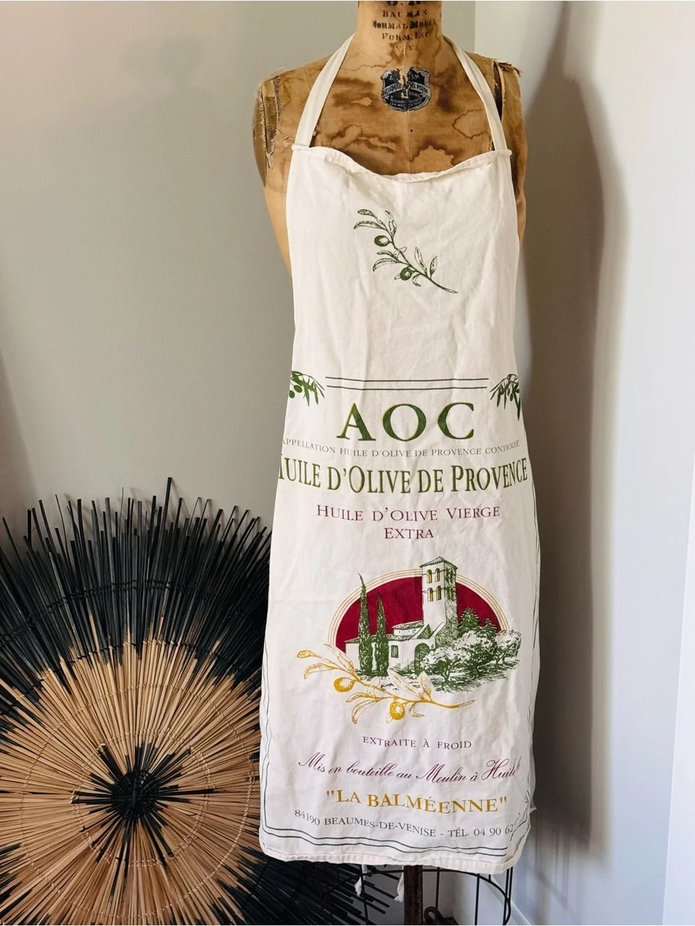 Torchons & Bouchons Huile d’Olive de Provence Cotton Apron Made in France